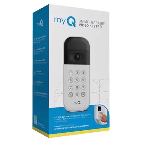 Video Keypad myQ Smart Garage 1 Door For WIFI Black/White Video Keypad myQ Smart Garage 1 Door For WIFI Black/White