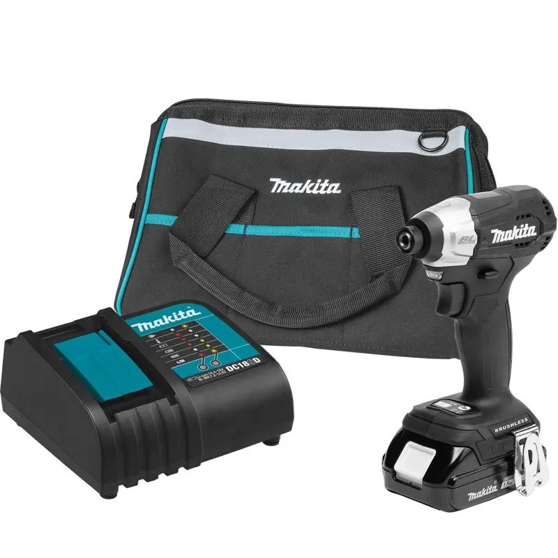 Makita LXT Series Sub-Compact Impact Driver Kit Battery Included 18 V 1.5 Ah 1/4 in Drive Hex Drive Black XDT18SY1B Makita LXT Series Sub-Compact Impact Driver Kit Battery Included 18 V 1.5 Ah 1/4 in Drive Hex Drive Black XDT18SY1B