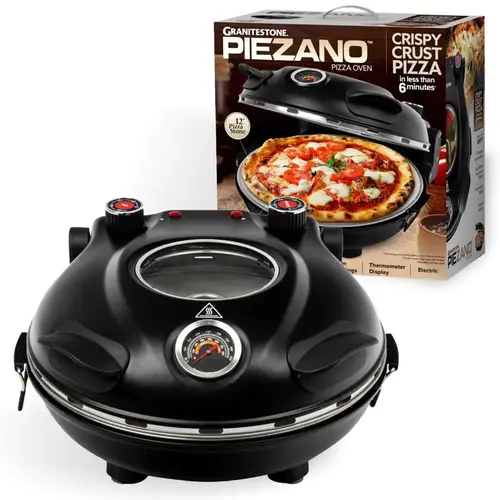 Electric Pizza Oven Piezano Matte Black Matte Electric Pizza Oven Piezano Matte Black Matte