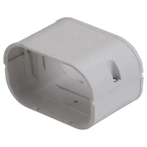 Slimduct 86110 Lineset Cover Coupler 3.75" W White White
