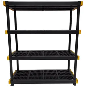 Tough Shelf 4TBY20X48 Shelving Unit 55" H X 48" W X 20" D Resin Black/Yellow