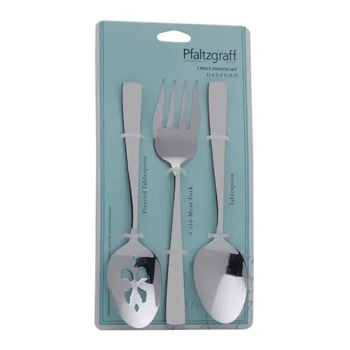 Fork and Spoon Silver Stainless Steel serving set Silver Fork and Spoon Silver Stainless Steel serving set Silver