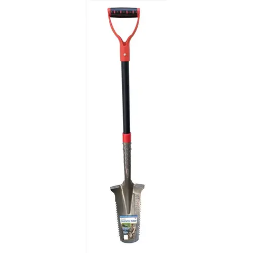 Shovel Saw 45" Steel V-Shaped Trenching Fiberglass Handle