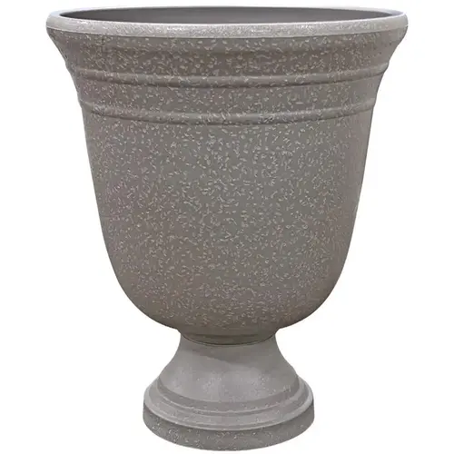 Urn Planter 19.5" H X 16" D Plastic Westpoint Stone Stone Urn Planter 19.5" H X 16" D Plastic Westpoint Stone Stone