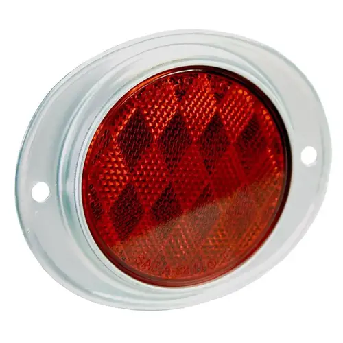 Reflector Red Round Red - pack of 3