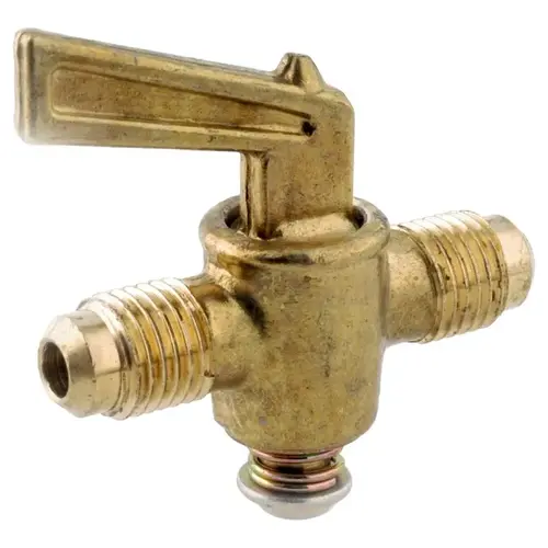 Shut Off Cock 1/2" Flare in. X 1/2" Flare Brass Shut Off Cock 1/2" Flare in. X 1/2" Flare Brass