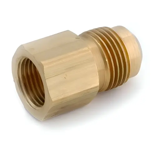 Reducing Adapter 1/2" Female Flare in. X 3/8" D Male Flare Brass Reducing Adapter 1/2" Female Flare in. X 3/8" D Male Flare Brass