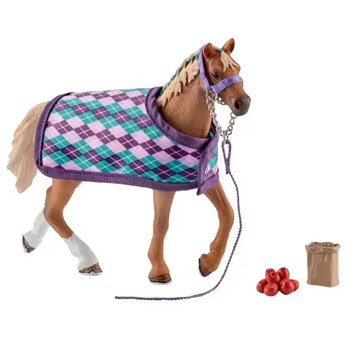 English Thoroughbred with Blanket Toy Horse Club Plastic Multicolored 5 pc Multicolored English Thoroughbred with Blanket Toy Horse Club Plastic Multicolored 5 pc Multicolored