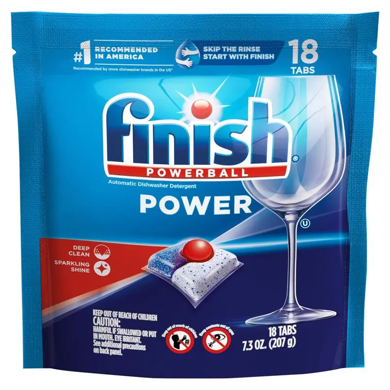 FINISH Dishwasher Detergent Powerball Fresh Scent Pods 7.3 oz 5170099666 FINISH Dishwasher Detergent Powerball Fresh Scent Pods 7.3 oz 5170099666