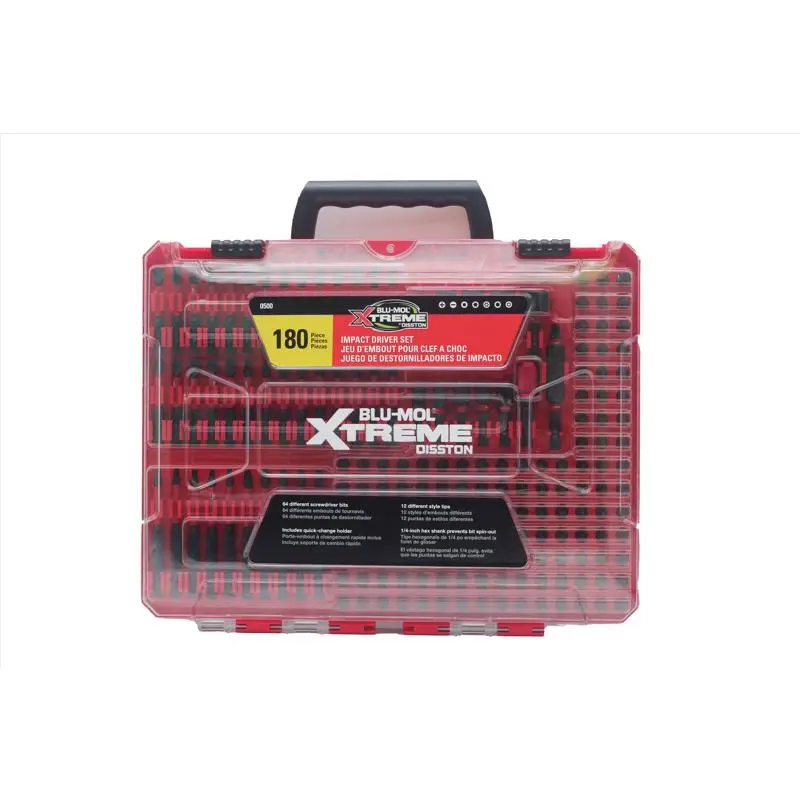 Blu-Mol Impact Driver Bit Set Xtreme Assorted E0100501 Blu-Mol Impact Driver Bit Set Xtreme Assorted E0100501