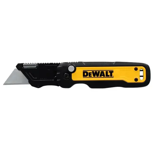 Compact Utility Knife Press and Flip Black/Yellow Black/Yellow Compact Utility Knife Press and Flip Black/Yellow Black/Yellow