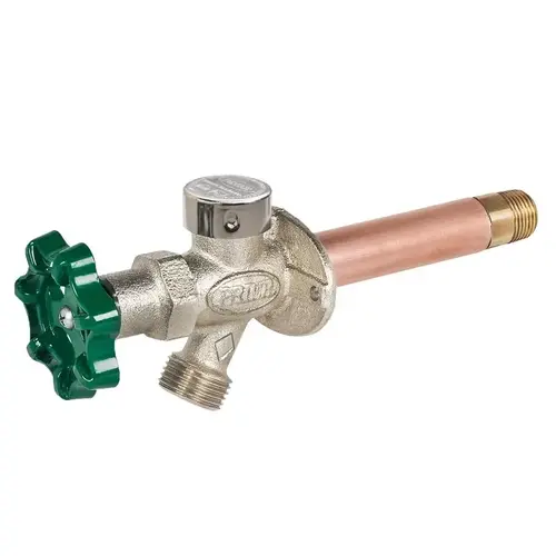Freezeless Wall Hydrant 1/2" MPT in. X 1/2" Sweat Anti-Siphon Brass Satin Nickel