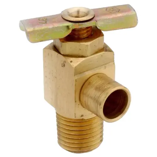 Drain Cock Valve 1/4" X 1/4" MIP Brass Drain Cock Valve 1/4" X 1/4" MIP Brass