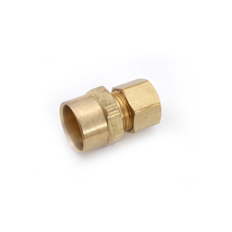 Anderson Metals 750086-0610AH Adapter 3/8" Compression in. X 1/2" D Sweat in. Brass
