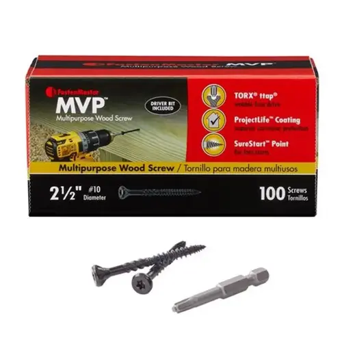 Wood Screws MVP 2-1/2" L Torx Ttap Self-Tapping