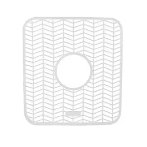 Core Kitchen AC54168 Sink Mat 11.5" L X 12.5" W X 0.4" H Silicone Clear