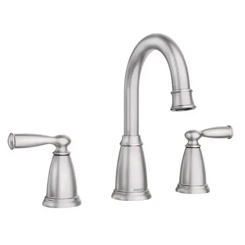 Two-Handle Bathroom Sink Faucet Banbury Brushed Nickel 8" Brushed Nickel Two-Handle Bathroom Sink Faucet Banbury Brushed Nickel 8" Brushed Nickel