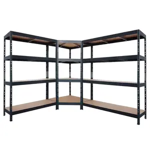 Ar Shelving 8586002701197 Shelving Unit Garage Corner 71" H X 35" W X 18" D Metal Matte