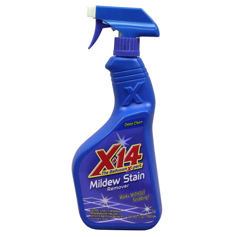 MALCO 260764 X-14 Mildew Stain Remover, 1 qt Spray Bottle