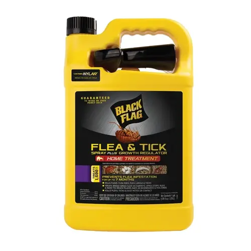 Flea/Tick Killer, Liquid, 1 gal Can Light Yellow/Water White
