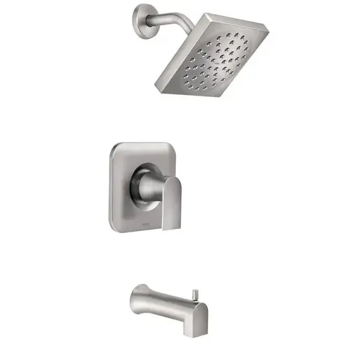 Tub and Shower Faucet Genta 1-Handle Brushed Nickel Brushed Nickel Tub and Shower Faucet Genta 1-Handle Brushed Nickel Brushed Nickel