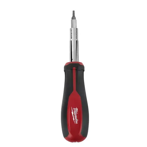 11-in-1 Screwdriver/Nut Driver 11 pc Assorted 10" Red