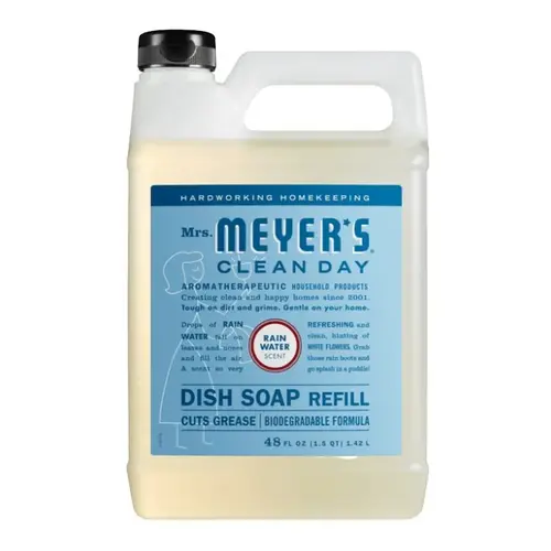 Dish Soap Refill Clean Day Refreshing Rain Scent Liquid 48 oz Colorless Dish Soap Refill Clean Day Refreshing Rain Scent Liquid 48 oz Colorless