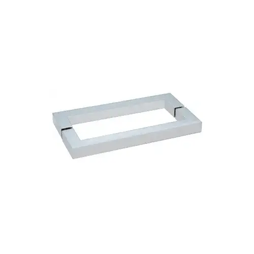 Satin Chrome "SQ" Style 18" Back-to-Back Towel Bar Satin Chrome "SQ" Style 18" Back-to-Back Towel Bar