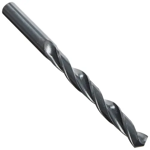 "I" HSS Black Oxide Jobber Length Drill Bit 118 Degree Cutting Angle