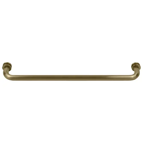 Brushed Bronze 18" BM Series Tubular Single-Sided Towel Bar