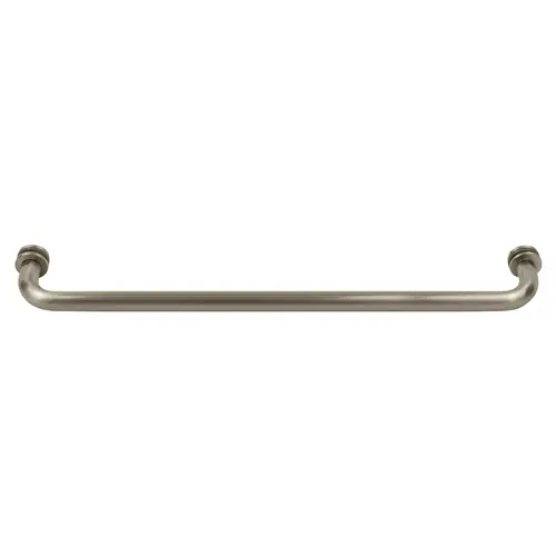 Brushed Nickel 20" BM Series Tubular Single-Sided Towel Bar Brushed Nickel 20" BM Series Tubular Single-Sided Towel Bar