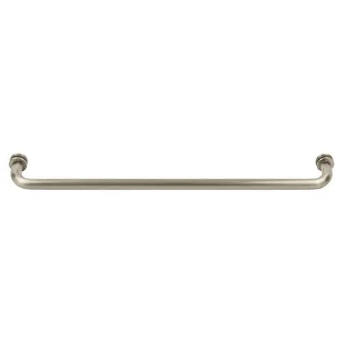 Brushed Nickel 22" BM Series Tubular Single-Sided Towel Bar