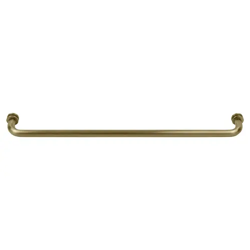 Brushed Bronze 24" BM Series Tubular Single-Sided Towel Bar Brushed Bronze 24" BM Series Tubular Single-Sided Towel Bar