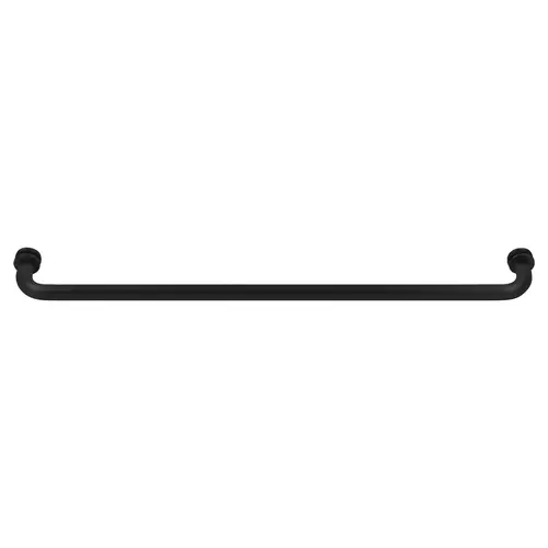 Matte Black 24" BM Series Tubular Single-Sided Towel Bar