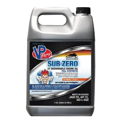 Sub-Zero Synthetic 2T Snowmobile Oil, 1 gal