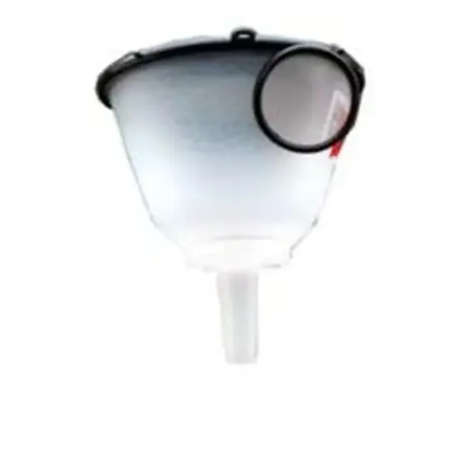 Anti-Splash Funnel, 24 oz, Polyethylene, Clear
