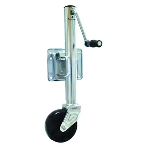 Boat Jack with Caster Wheels, 10 in Lifting, 33-1/4 in Max Lift H Black