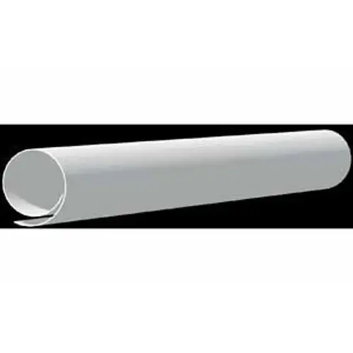 600 Closet Rod Cover, 1-3/8 in Dia, 72 in L, Plastic