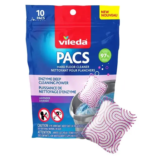 CLEANER FLR HARD PACS LAVENDER - pack of 10 CLEANER FLR HARD PACS LAVENDER - pack of 10