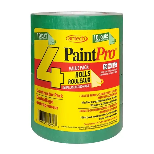 TAPE MASKING GREEN 36MM X 50M - pack of 4 TAPE MASKING GREEN 36MM X 50M - pack of 4