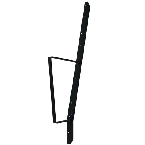 Bench Bracket, Steel, Black, Powder-Coated