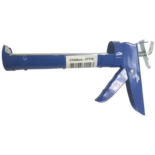 Caulking Gun, 300 to 320 mL Cartridge, Half-Cylindrical Cartridge Blue