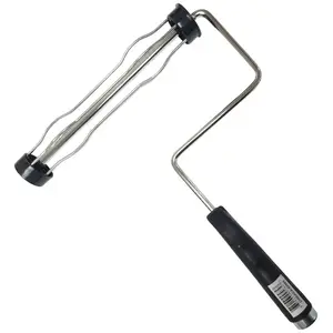 Chidaca 09585 Paint Roller Cage, 9-1/2 in L Roller, Plastic Handle, Black Handle