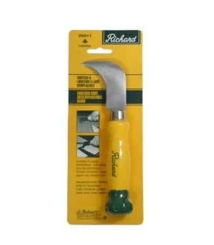 Richard Long Point Flooring Knife Chrome Vanadium Steel Blade Ergonomic Handle Birchwood Handle 05511
