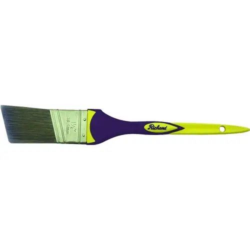 Richard Connoisseur Elegance Paint Brush, Polyester Bristle, Soft-Grip Handle Richard Connoisseur Elegance Paint Brush, Polyester Bristle, Soft-Grip Handle