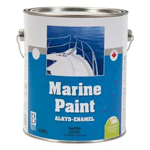 UCP Paints 8092-4-SOL E8059-3.78 Marine Paint, Gloss Sheen, Pacific Blue, 3.78 L, Can