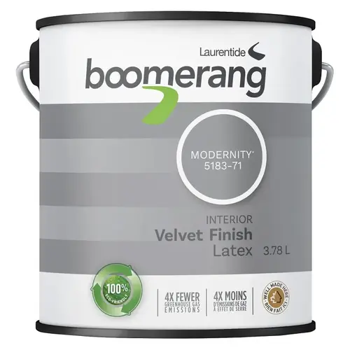 5183 Series Interior Paint, Velvet Sheen, Modernity, 3.78 L, 40 sq-m Coverage Area 5183 Series Interior Paint, Velvet Sheen, Modernity, 3.78 L, 40 sq-m Coverage Area