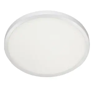 Boston Harbor O-FP-13R Panel Light, LED, Flat, Round, 13 in