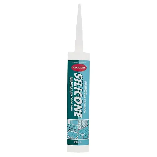 Kitchen and Bath Sealant, White, 40 to 86 deg F, 300 mL