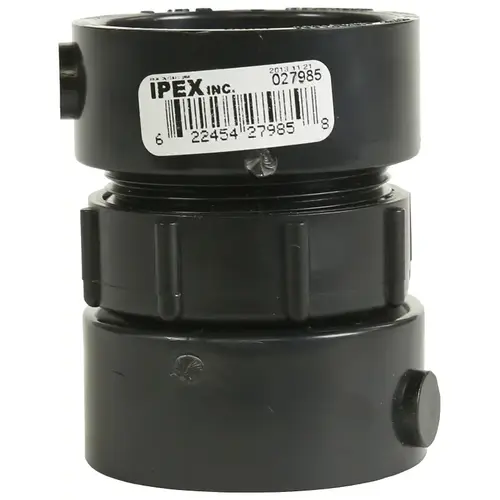 Pipe Union, 1-1/2 in, Hub, ABS